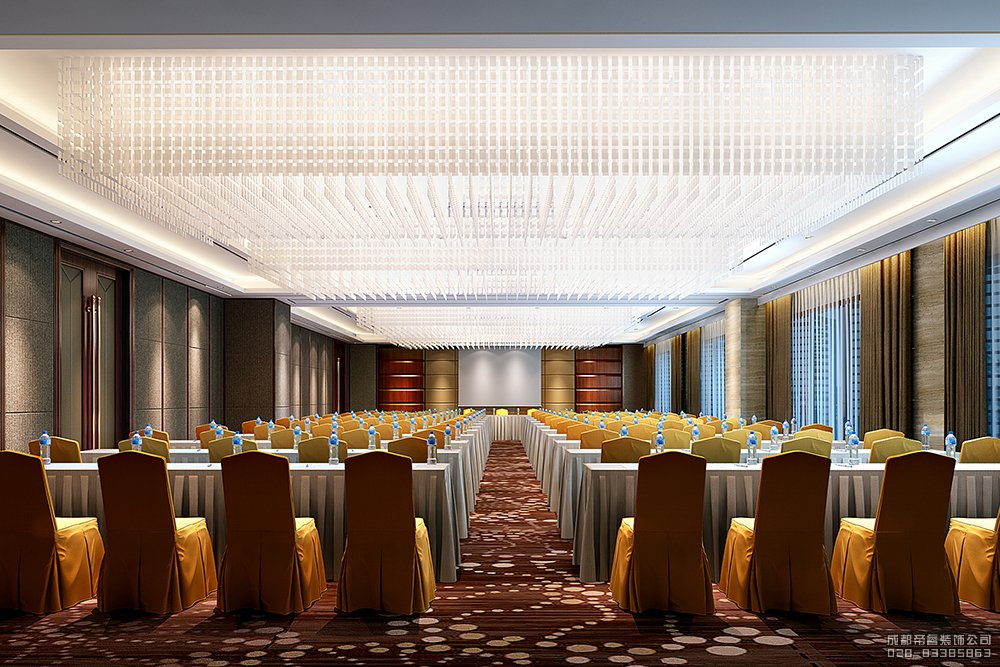 酒店大型會議廳設(shè)計(jì)效果圖