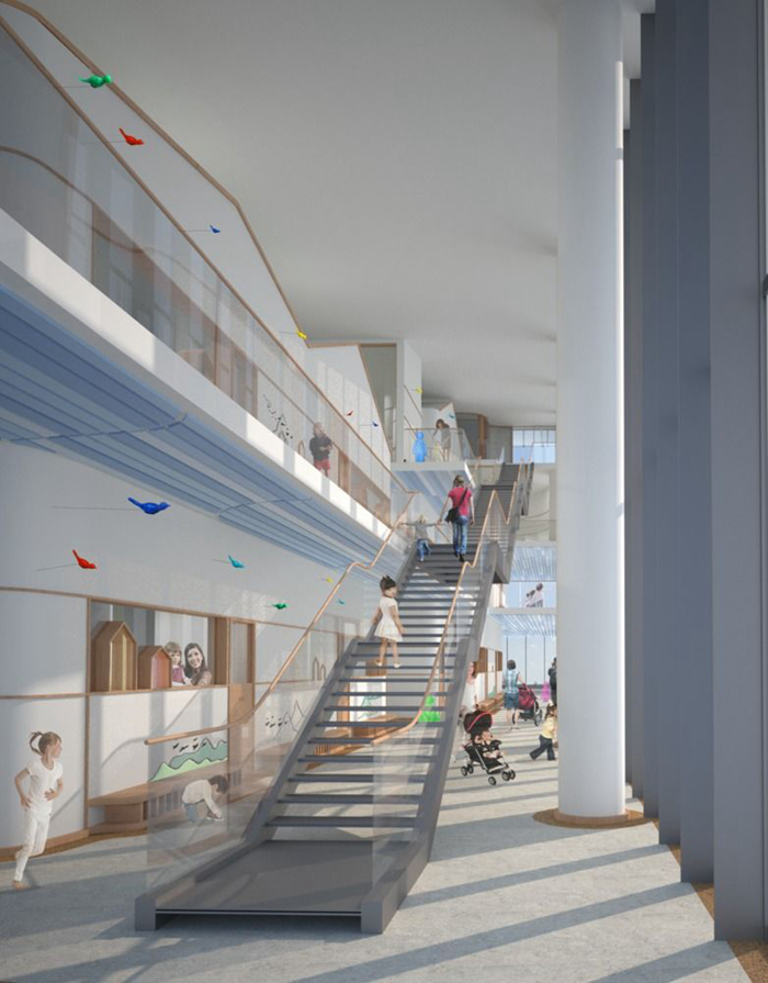 早教中心裝修-樓梯設計效果圖